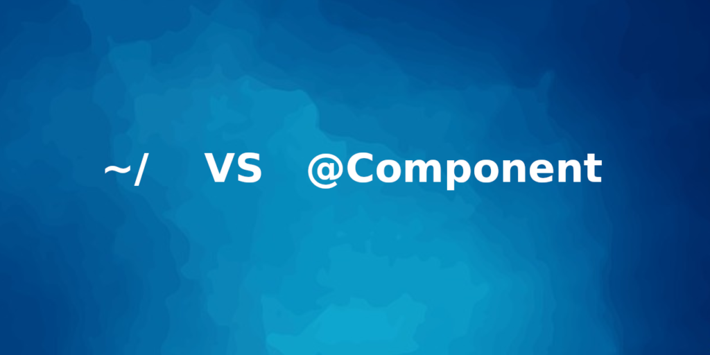 Root import Vs Component