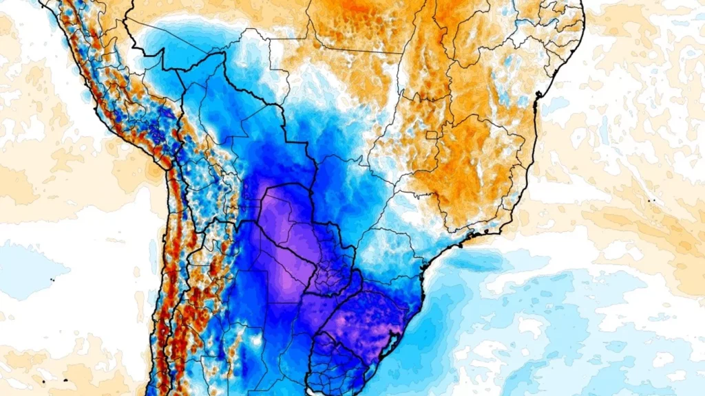 Primeira massa de ar polar do ano avança pelo país