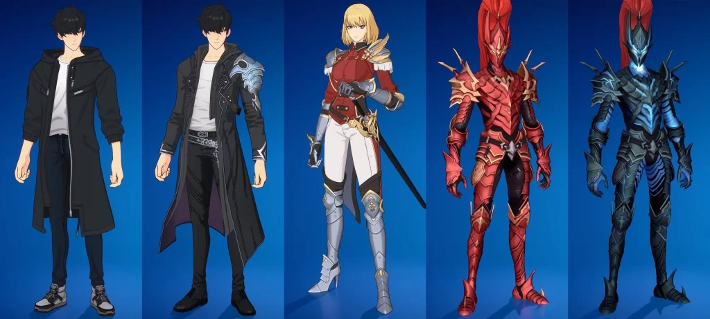 Solo Leveling estreia em Fortnite, mas visual das skins decepciona