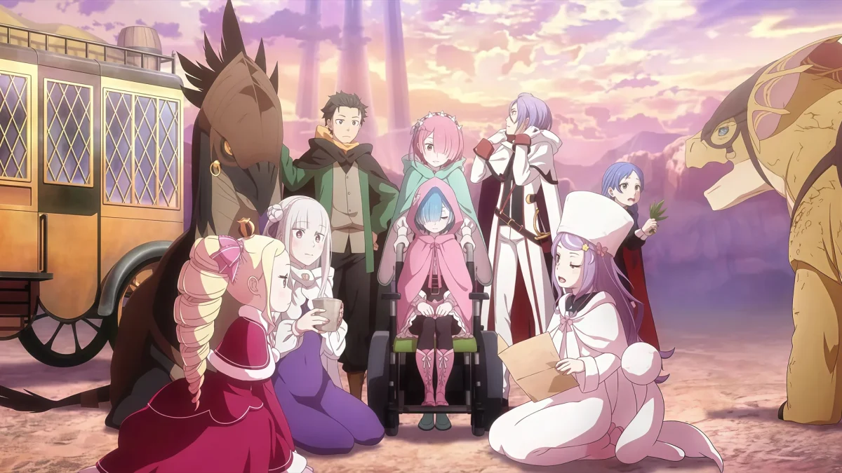 Capa no destaque do post - Re:ZERO: 4ª temporada ganha data de estreia e será dividida