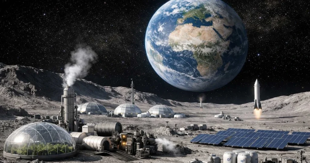 Cidade autossustentável na Lua entra nos planos da SpaceX