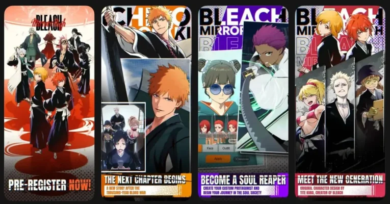 BLEACH Mirrors High terá combates rápidos e personagens conhecidos do anime