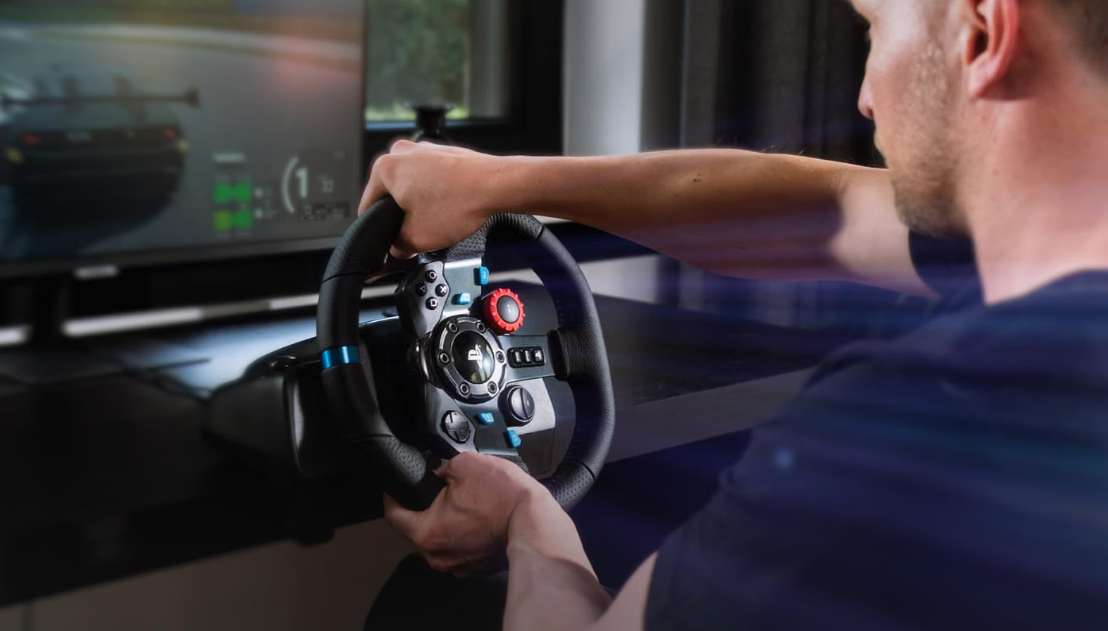Capa no destaque do post - Logitech G29 Driving Force em oferta na Amazon