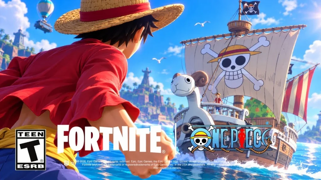 Fortnite recebe personagens de One Piece em novembro