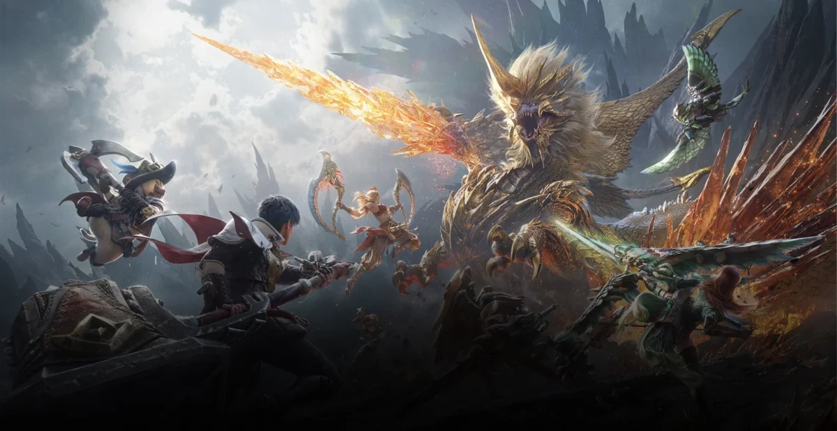 Capa no destaque do post - Monster Hunter Outlanders chega ao Android e iOS com multiplayer