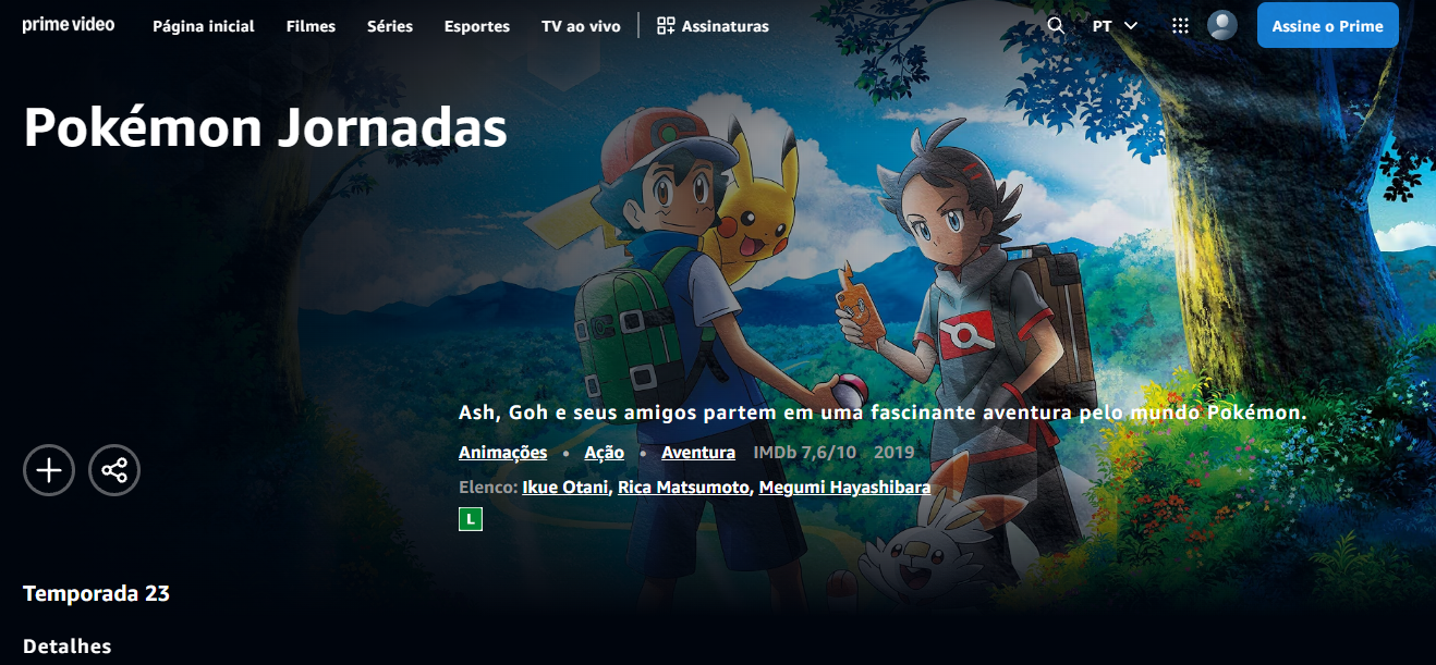 O mesmo acontece com o Prime Video